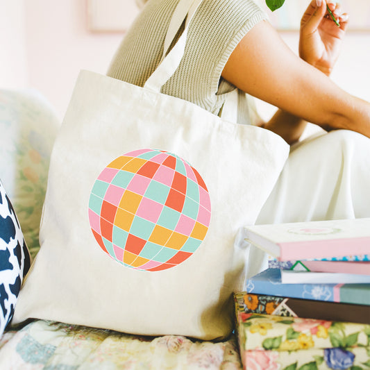 Disco Ball Tote Bag