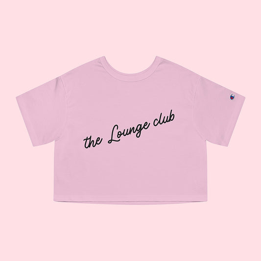 The Lounge Club Cropped Tee Pink 