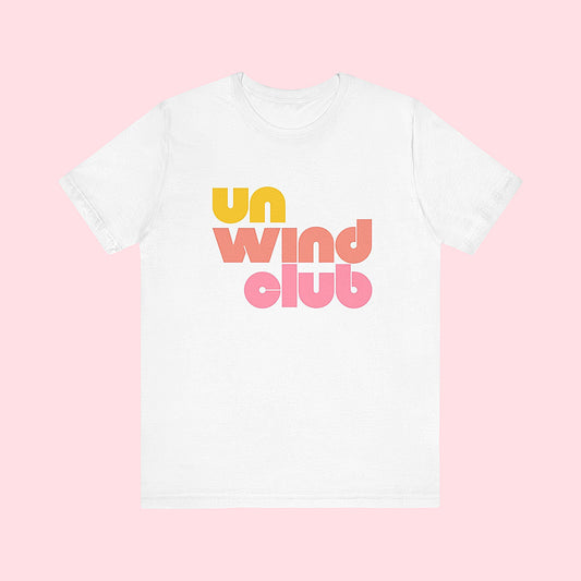 Unwind Club Tee White